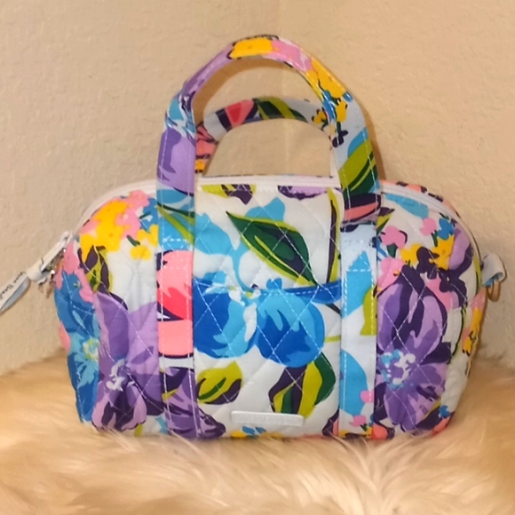 Vera Bradley Marian Floral Mini Satchel Crossbody Bag - Picture 9 of 14